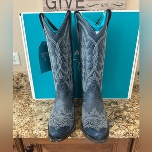 Lane Lexington Boot
Washed Denim NEW IN BOX